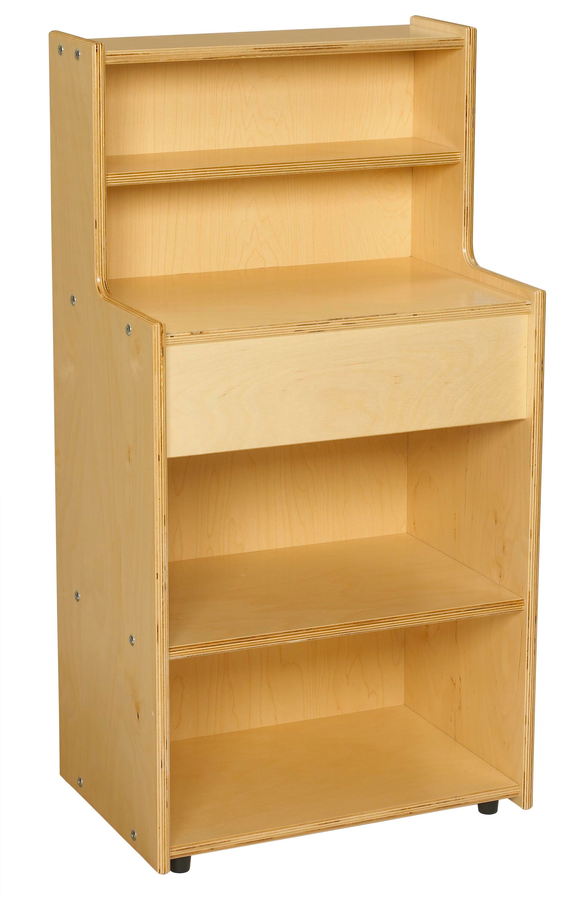 Childcraft ABC Furnishings Kitchen Hutch, 19 x 13 x 36-1/2 Inches, Item Number 1526421